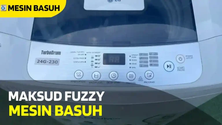 Maksud Fuzzy Mesin Basuh