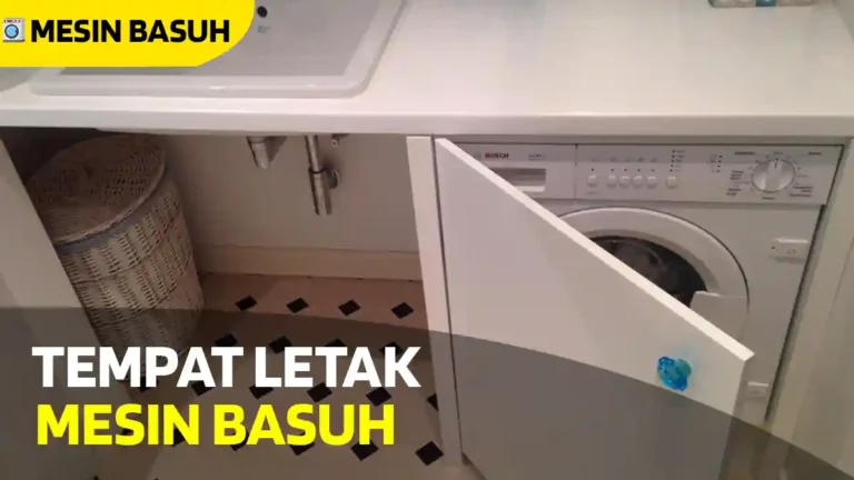 Tempat Letak Mesin Basuh