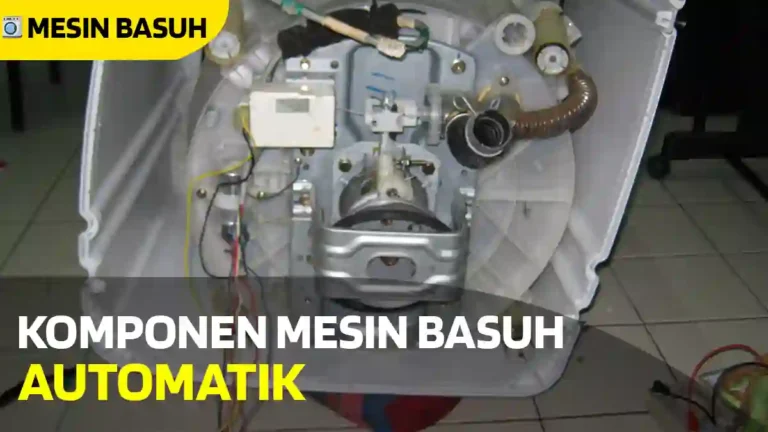 komponen mesin basuh automatik