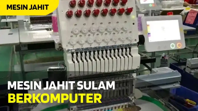 Mesin Jahit Sulam Berkomputer