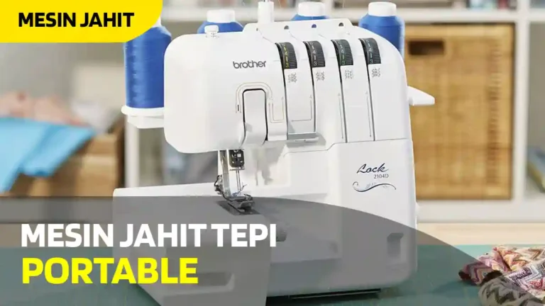 Mesin Jahit Tepi Portable
